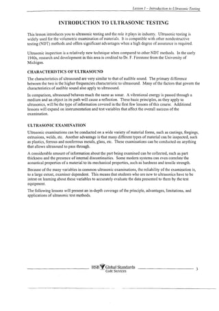 Complete ultrasonic testing work book