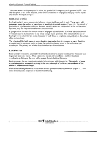 Complete ultrasonic testing work book