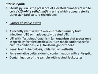 Complete urine examination | PPTX