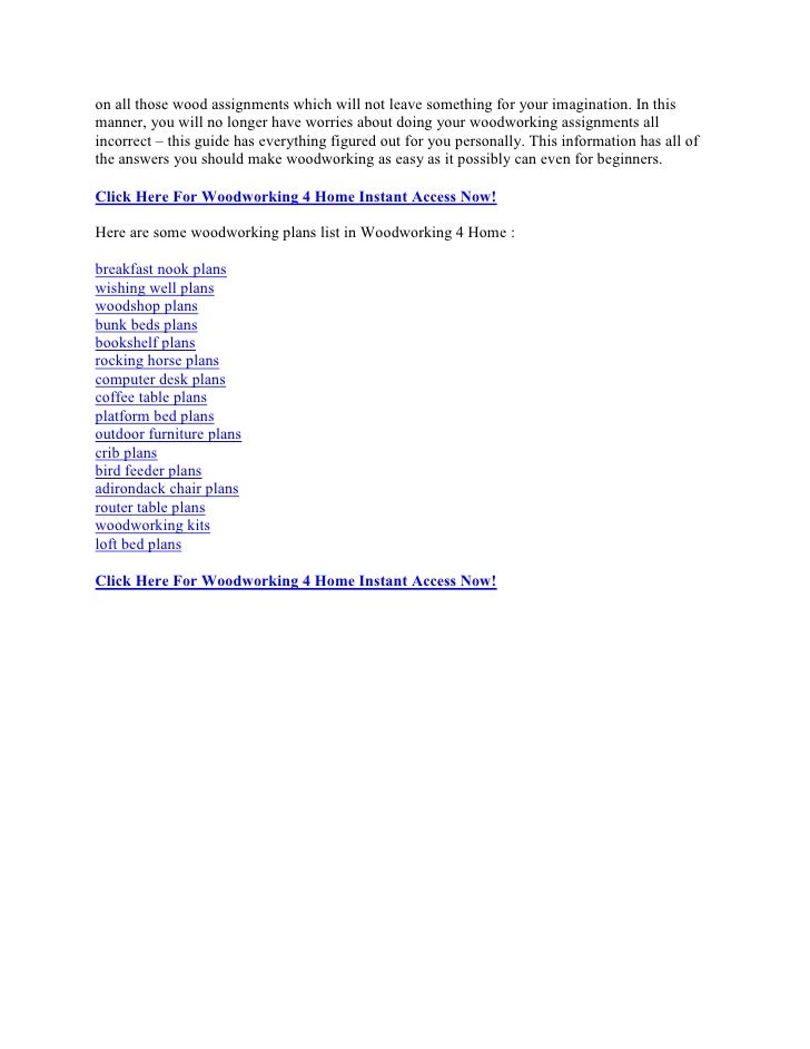 Complete Woodworking Plans In One Package