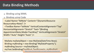 Binding Textblock Tutorial Diagram Complete WPF Overview Tutorial with Example - iFour Technolab | PDF