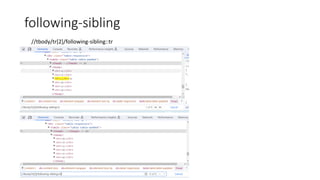 following-sibling
//tbody/tr[2]/following-sibling::tr
 