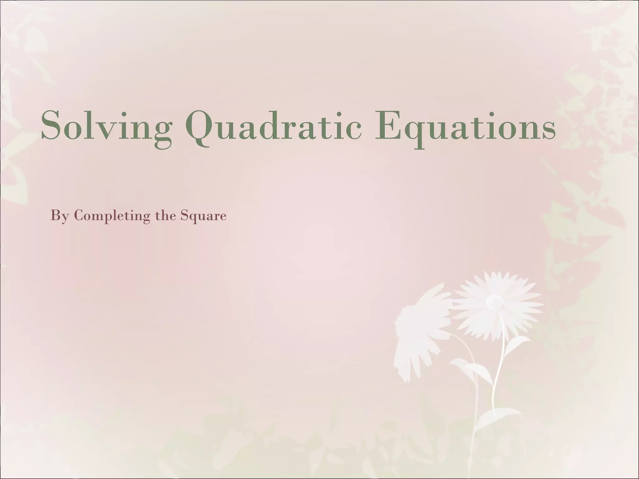 completing-the-square-ppt
