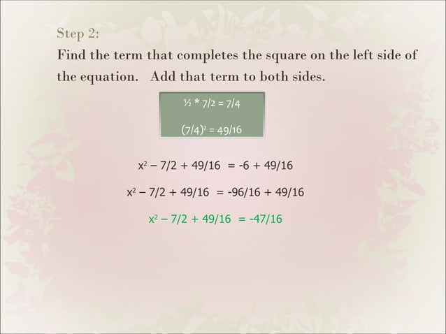 completing-the-square-ppt