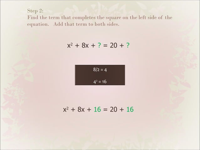 completing-the-square-ppt