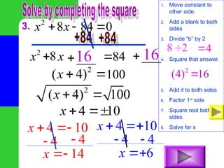 Solving Quadratic by Completing the Square.ppt