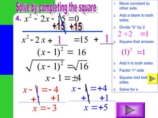 Solving Quadratic by Completing the Square.ppt