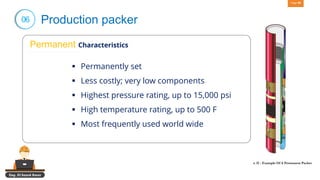 Completion equipment packer part #1 | PDF