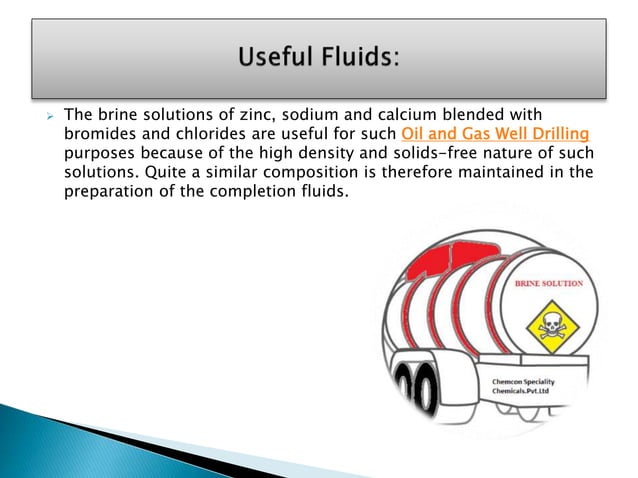 Completion Fluids | Care for the Oilfield Industry | PPT