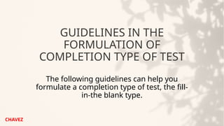 COMPLETION TYPE OF TEST presentation.pptx