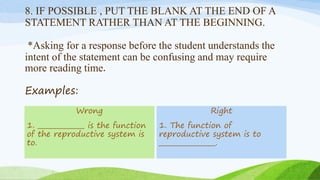 Completion type of Test | PDF