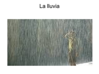 La lluvia 