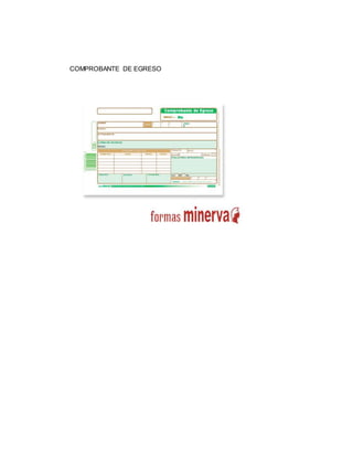 COMPROBANTE DE EGRESO 
 