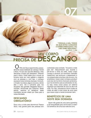 SEUCORPOPRECISADEDESCANSO
 