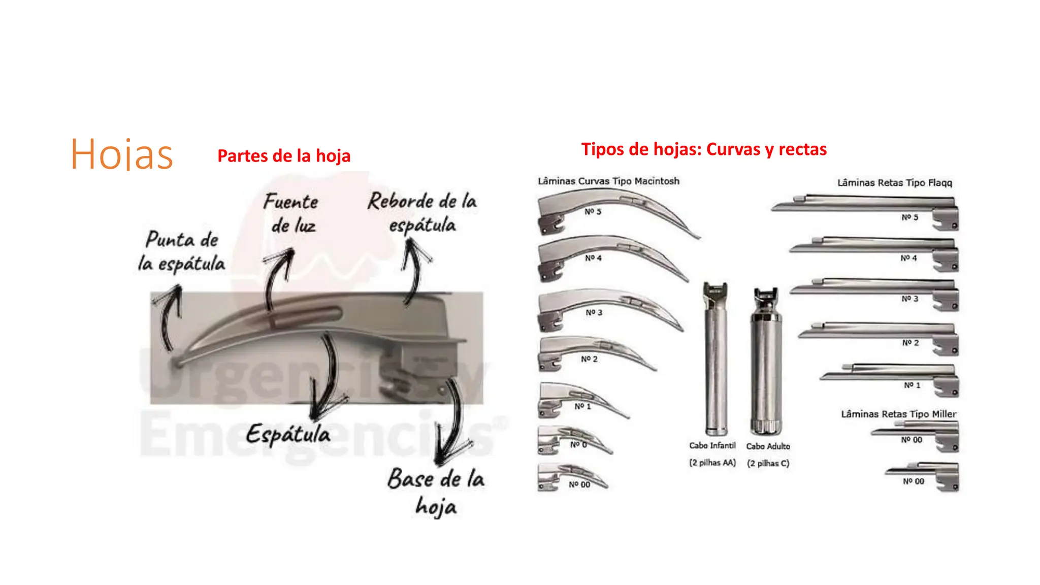 Hojas del laringoscopio y sus usos en anestesiología | PDF