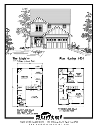 2139 Sq. Ft. Total
Call or Text 503-707-9195
www.CustomHomesOnYourLand.com
Ask About $0 Down Financing
Columbia Construction, Inc CCB# 199903
Page 94
 
