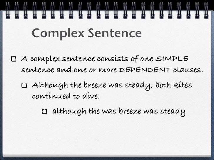 simple compound complex sentences simple compound and complex sentences