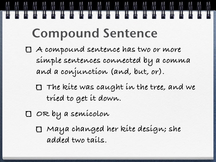 Simple, Compound, Complex Sentences