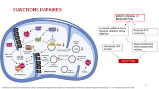 MITOCHONDRIAL COMPLEX 1 ROLE IN PARKINSONISM | PPTX