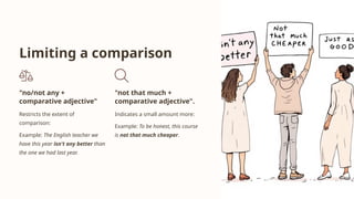Compare Non Examples Complex Comparatives in English Advanced C level | PPTX