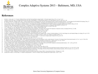 Complex Adaptive Systems 2013 – Baltimore, MD, USA

References
1.
2.
3.
4.
5.
6.
7.
8.
9.
10.
11.
12.
13.
14.
15.
16.
17.
18.
19.
20.
21.
22.
23.
24.
25.
26.
27.
28.
29.

K. Mivule, C. Turner, and S.-Y. Ji, “Towards A Differential Privacy and Utility Preserving Machine Learning Classifier,” in Procedia Computer Science, 2012, vol. 12, pp. 176–181.
V. Rastogi, D. Suciu, and S. Hong, “The Boundary Between Privacy and Utility in Data Publishing,” in 33rd international conference on Very large data bases (VLDB ’07), 2007, pp. 531–542.
M. Sramka, R. Safavi-naini, J. Denzinger, and M. Askari, “A Practice-oriented Framework for Measuring Privacy and Utility in Data Sanitization Systems Categories and Subject Descriptors,” in In Proceedings of the 2010 EDBT/ICDT Workshops, 2010, p. 27.
R. C.-W. Wong, A. W.-C. Fu, K. Wang, and J. Pei, “Minimality Attack in Privacy Preserving Data Publishing,” Proceedings of the 33rd international conference on Very large data bases, pp. 543–554, 2007.
A. Meyerson and R. Williams, “On the complexity of optimal K-anonymity,” in Proceedings of the twenty third ACM SIGMOD-SIGACT-SIGART symposium on Principles of database systems PODS 04, 2004, pp. 223–228.
H. Park and K. Shim, “Approximate algorithms for K-anonymity,” in Proceedings of the 2007 ACM SIGMOD international conference on Management of data SIGMOD 07, 2007, pp. 67–78.
A. Krause and E. Horvitz, “A Utility-Theoretic Approach to Privacy in Online Services,” Journal of Artificial Intelligence Research, vol. 39, pp. 633–662, 2010.
Y. W. Y. Wang and X. W. X. Wu, Approximate inverse frequent itemset mining: privacy, complexity, and approximation. 2005.
A. Ghosh, T. Roughgarden, and M. Sundararajan, “Universally Utility-Maximizing Privacy Mechanisms,” Proceedings of the 41st annual ACM symposium on Symposium on theory of computing STOC 09, p. 351, 2008.
H. Brenner and K. Nissim, “Impossibility of Differentially Private Universally Optimal Mechanisms,” FOCS, no. 860, pp. 71–80, 2010.
V. Rastogi, D. Suciu, and S. Hong, “The Boundary between Privacy and Utility in Data Publishing,” VLDB ’07, pp. 531–542, 2007.
T. Li and N. Li, “On the tradeoff between privacy and utility in data publishing,” ACM SIGKDD, KDD ’09, pp. 517–526, 2009.
S. Fienberg, A. Rinaldo, and X. Yang, “Differential privacy and the risk-utility tradeoff for multi-dimensional contingency tables,” in Privacy in Statistical Databases, Vol. 6344., Josep Domingo-Ferrer and Emmanouil Magkos, Eds. Springer, 2011, pp. 187–199.
C. Dwork, “Differential Privacy,” in Automata languages and programming, vol. 4052, no. d, M. Bugliesi, B. Preneel, V. Sassone, and I. Wegener, Eds. Springer, 2006, pp. 1–12.
V. Katos, F. Stowell, and P. Bednar, “Data Privacy Management and Autonomous Spontaneous Security,” in Lecture Notes in Computer Science Volume 6514, 2011, pp. 123–139.
R. Dayarathna, “Taxonomy for Information Privacy Metrics,” JICLT, vol. 6, no. 4, pp. 194–206, 2011.
S. Spiekermann, “The challenges of privacy by design,” Communications of the ACM, vol. 55, no. 7, p. 38, Jul. 2012.
M. Friedewald, D. Wright, S. Gutwirth, and E. Mordini, “Privacy, data protection and emerging sciences and technologies: towards a common framework,” Innovation: The European Journal of Social Science Research, vol. 23, no. 1, pp. 61–67, Mar. 2010.
G. J. Matthews and O. Harel, “Data confidentiality: A review of methods for statistical disclosure limitation and methods for assessing privacy,” Statistics Surveys, vol. 5, pp. 1–29, 2011.
H. Tian, “Privacy-preserving data mining through data publishing and knowledge model sharing,” Dissertation, The University of Texas at San Antonio, 2012.
S. Morton, M. Mahoui, and P. J. Gibson, “Data anonymization using an improved utility measurement,” in Proceedings of the 2nd ACM SIGHIT symposium on International health informatics - IHI ’12, 2012, pp. 429–436.
R. J. Bayardo and R. Agrawal, “Data Privacy through Optimal k-Anonymization,” in 21st ICDE’05, pp. 217–228, 2005.
V. S. Iyengar, “Transforming data to satisfy privacy constraints,” ACM SIGKDD, KDD ’02, pp. 279–288, 2002.
M. H. Dunham(b), Data Mining, Introductory and Advanced Topics. Upper Saddle River, New Jersey: Prentice Hall, 2003, pp. 58–60.
A. Oganian and J. Domingo-ferrer, “On the complexity of optimal microaggregation for statistical disclosure control,” Statistical Journal of the United Nations Economic Commission for Europe, vol. 4, no. 18, pp. 345–353., 2001.
J. Kim, “A Method For Limiting Disclosure in Microdata Based Random Noise and Transformation,” in Proceedings of the Survey Research Methods, American Statistical Association,, 1986, vol. Jay Kim, A, no. 3, pp. 370–374.
K. Mivule, “Utilizing Noise Addition for Data Privacy , an Overview,” in IKE 2012, pp. 65–71, 2012.
J. J. Kim and W. E. Winkler, “Multiplicative Noise for Masking Continuous Data, Research Report Series, Statistics #2003-01, Statistical Research Division,” Washington, D.C., 2003.
K. Bache and M. Lichman, “Iris Fisher Dataset - UCI Machine Learning Repository.” University of California, School of Information and Computer Science., Irvine, CA, 2013.

Bowie State University Department of Computer Science

 