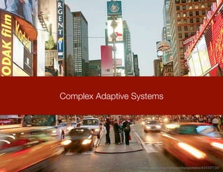 Complex Adaptive Systems




                  http://www.flickr.com/photos/stylegoddess/434337730/
 