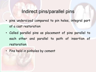 Complex amalgam restoration | PPTX