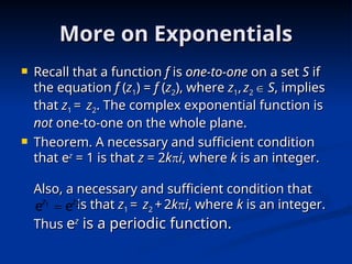 complex analysis power point presentation | PPT