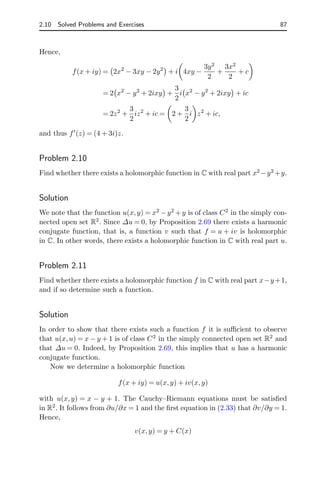 Complex analysis and differential equation | PDF