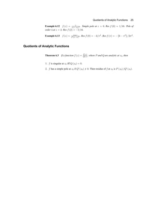 Complex analysis book by iit | PDF