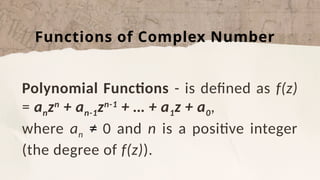Complex Analysis Module - 3 (Functions of Complex Numbers).pptx