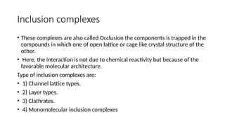 complexation notes physical pharmaceutics | PPTX