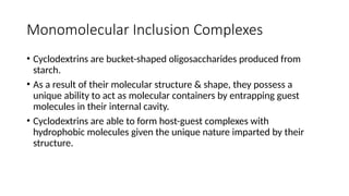 Complexation And Its Classification Notes complexation notes physical pharmaceutics | PPTX