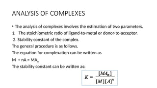 complexation notes physical pharmaceutics | PPTX