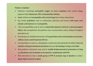 Polymer Incompatibility Complexation 2 | PDF