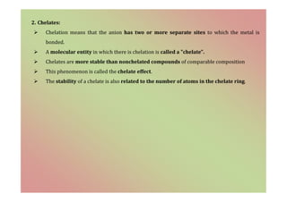 Complexation 2 | PDF