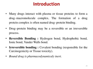 Complexation and protein binding (Physical Pharmaceutics - I)