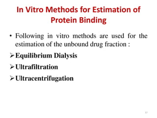 Complexation and protein binding (Physical Pharmaceutics - I)
