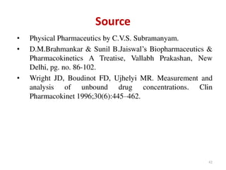 Complexation and protein binding (Physical Pharmaceutics - I)