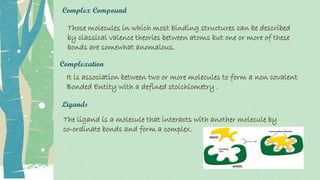 Complex Binding Complexation and protein binding | PDF