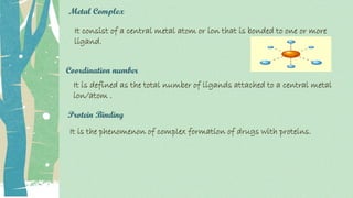 Complexation and protein binding | PDF