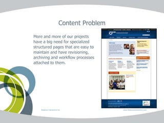 Complex Content Structures and Workflow with Drupal | PPTX