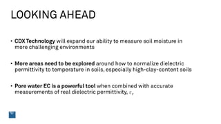 Complex Dielectric Measurements: The New Era of Soil Moisture Sensing | PDF