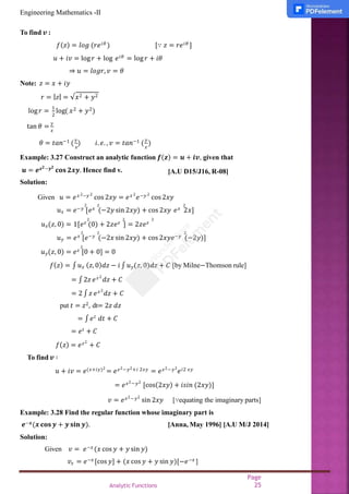 Complex differentiation contains analytic function.pptx