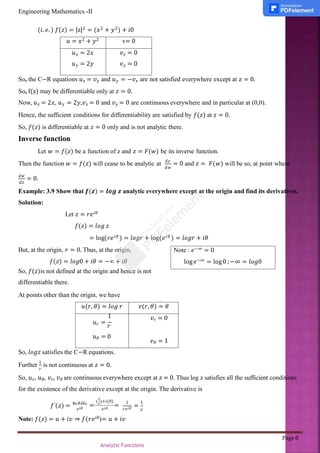 Complex differentiation contains analytic function.pptx