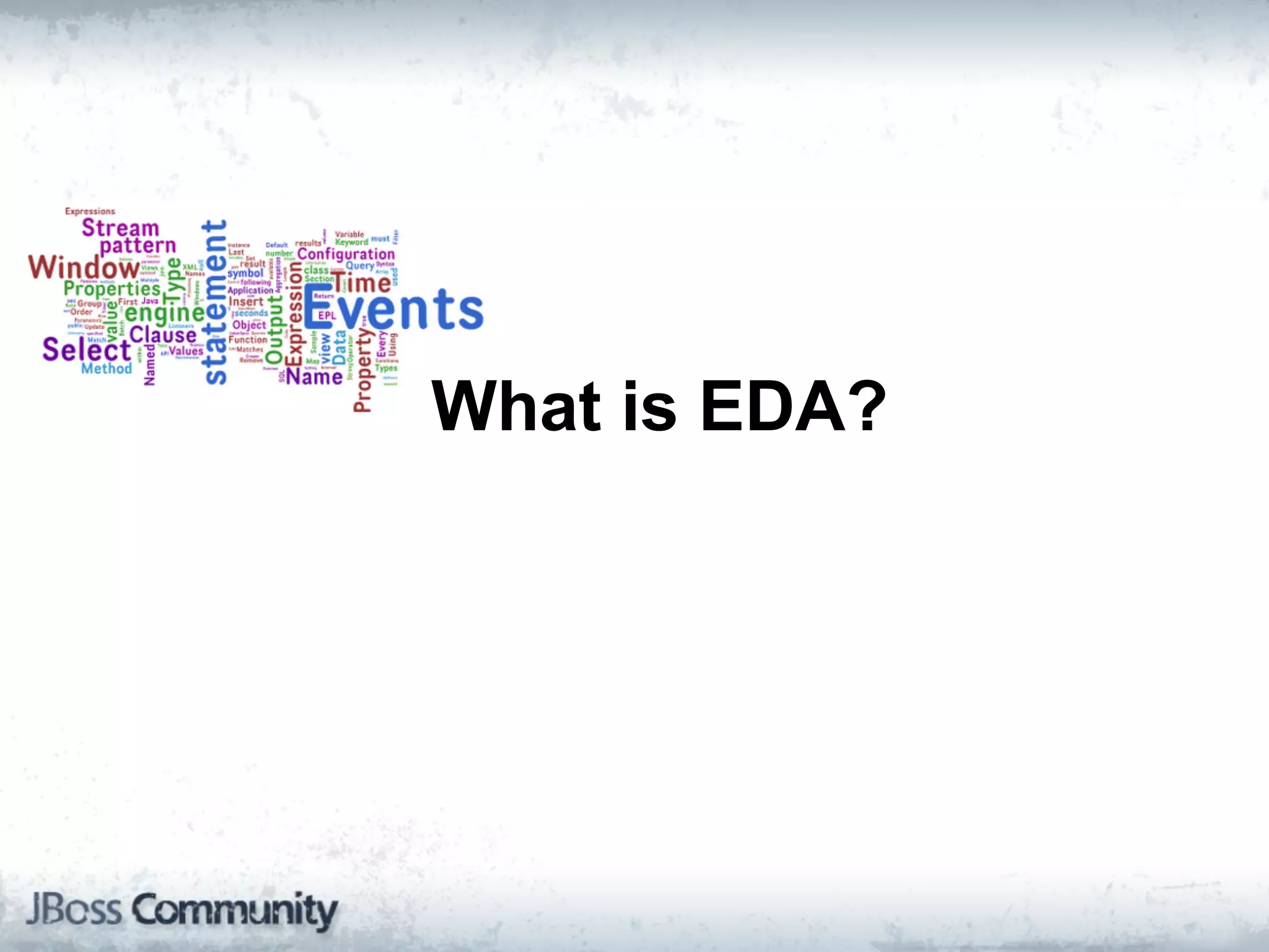 What is EDA?
 