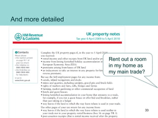 And more detailed
Rent out a room
in my home as
my main trade?
33
 