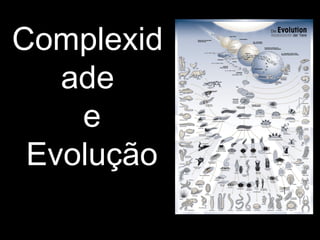 Complexid
ade
e
Evolução
 