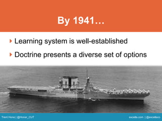 Complexity in Action: Learning in the US Navy, 1905-1945 - Lean Agile Scotland 2016 Slide 19