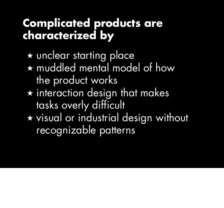 Simplistic Simplicity Complicated